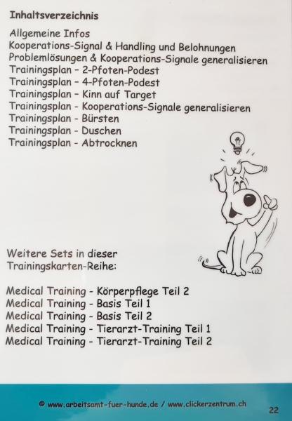 Trainingskarten Körperpflege einfach und positiv Medical Training